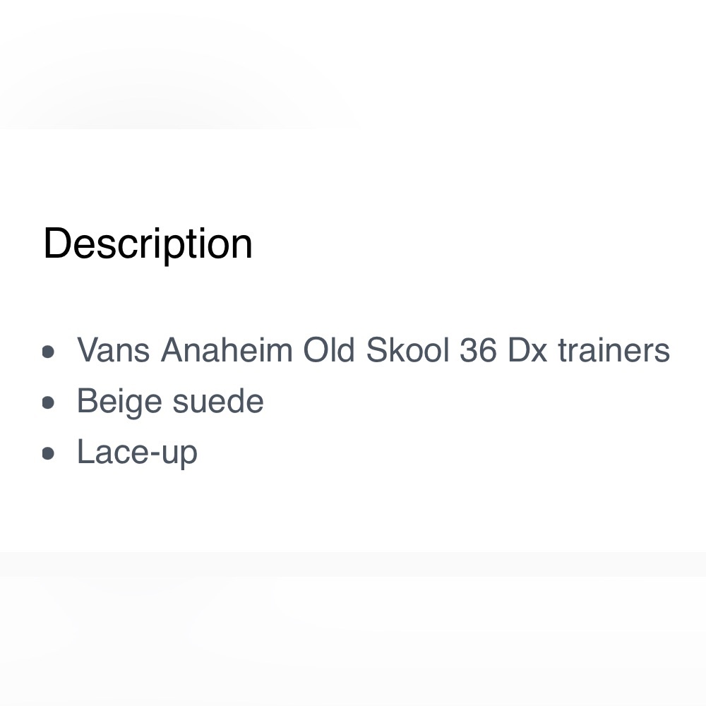 COPY - NWOT Vans Anaheim Old Skool 36 Dx Suede Trainers - Picture 11 of 12